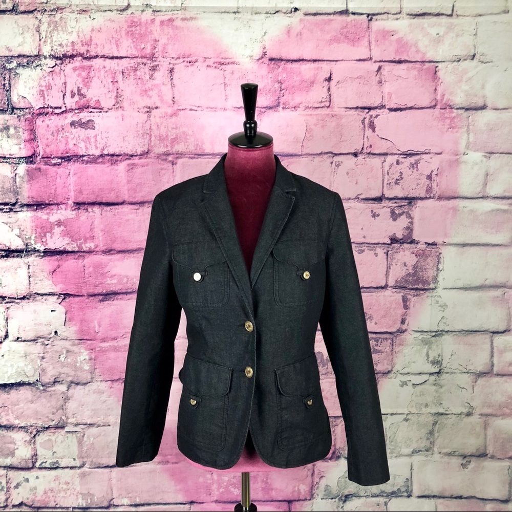 Isaac Mizrahi Live Jean Blazer